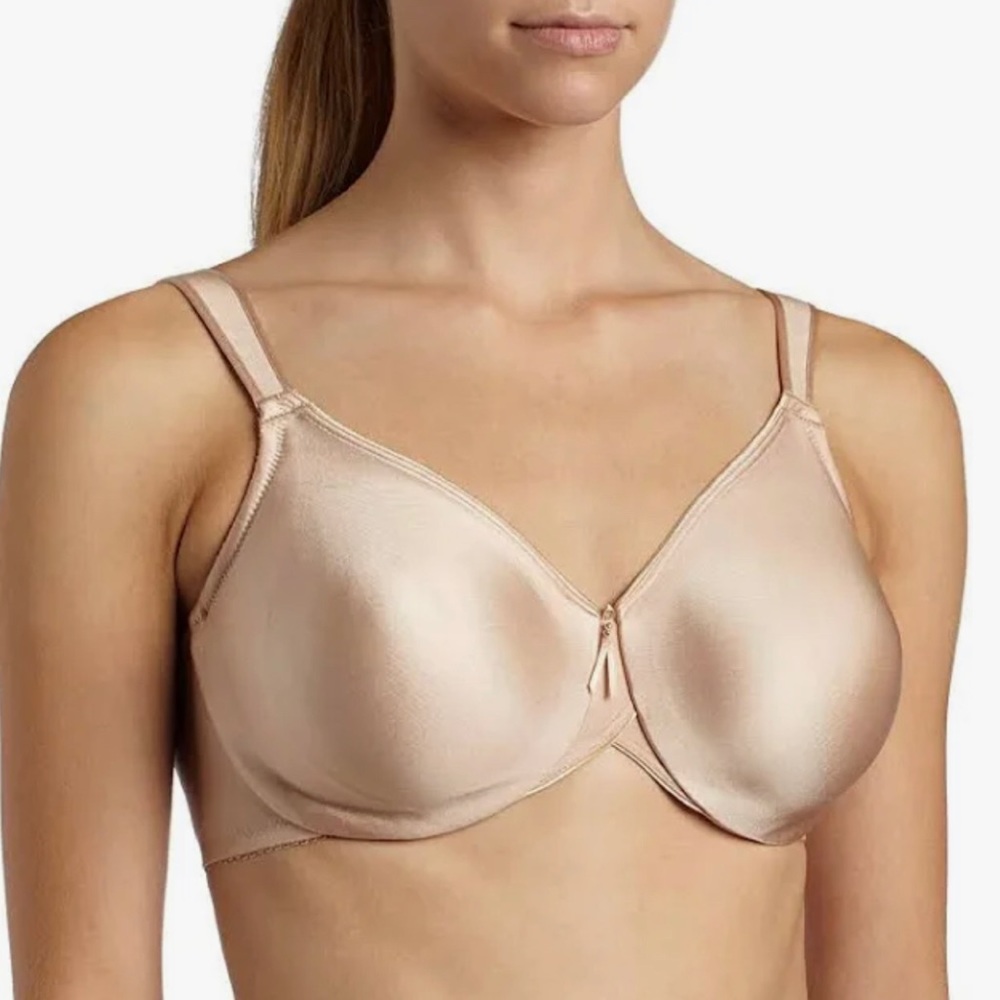 Wacoal Bodysuede Underwire Bra 85185 Size 32DD/E Nude‎